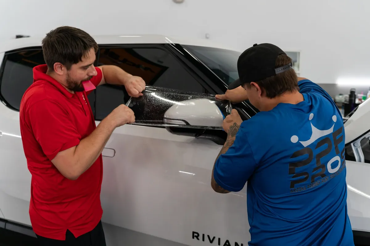 The PPF Pros ceramic coating work in Gilbert, AZ