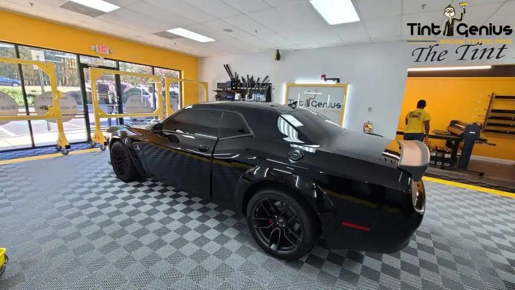 Tint Genius ceramic coating work in McDonough, GA