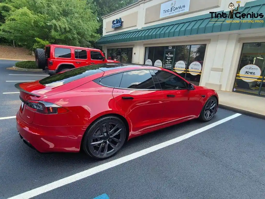 Tint Genius ceramic coating work in McDonough, GA