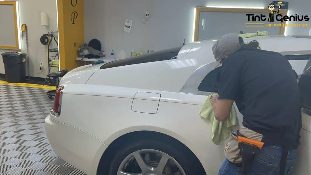 Tint Genius ceramic coating work in McDonough, GA