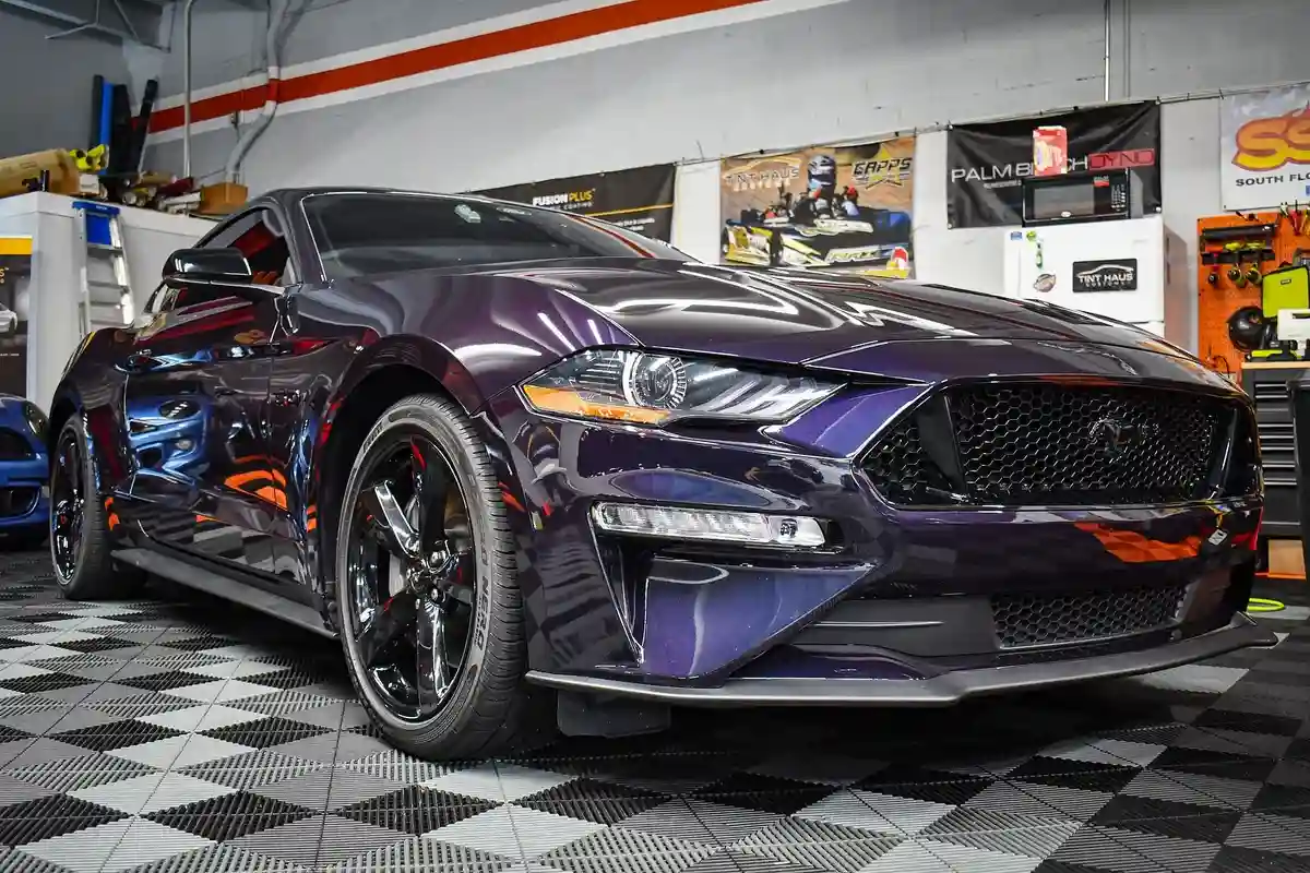 Tint Haus Customs ceramic coating work in Davie, FL