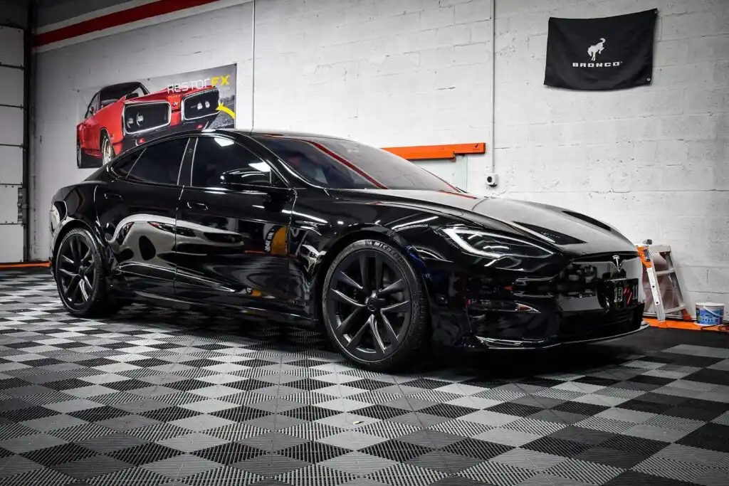 Tint Haus Customs ceramic coating work in Davie, FL