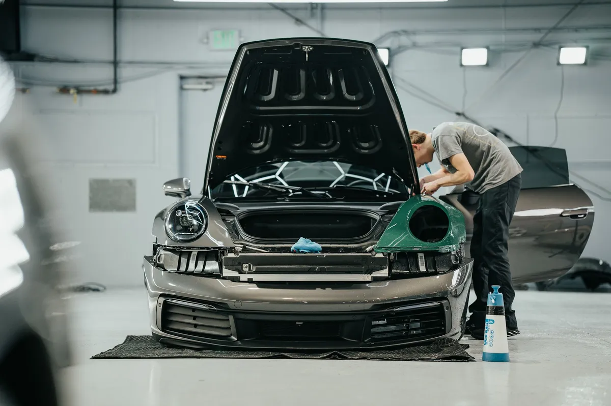 Tint Plus ceramic coating work in Woodbridge, VA