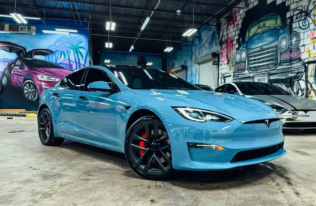 Tinterz ceramic coating work in Tampa, FL