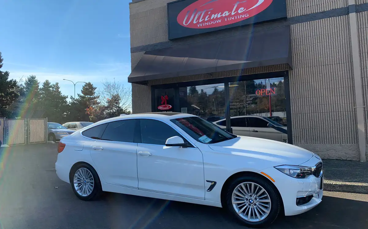 Ultimate Window Tinting ceramic coating work in Vancouver, WA