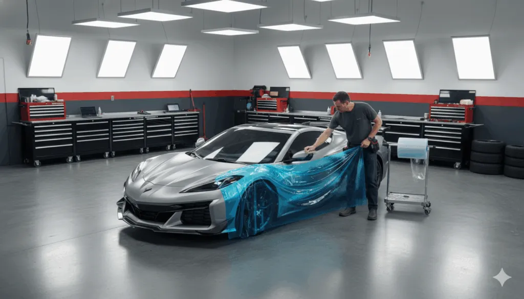 Wrap Labs ceramic coating work in Westlake Village, CA