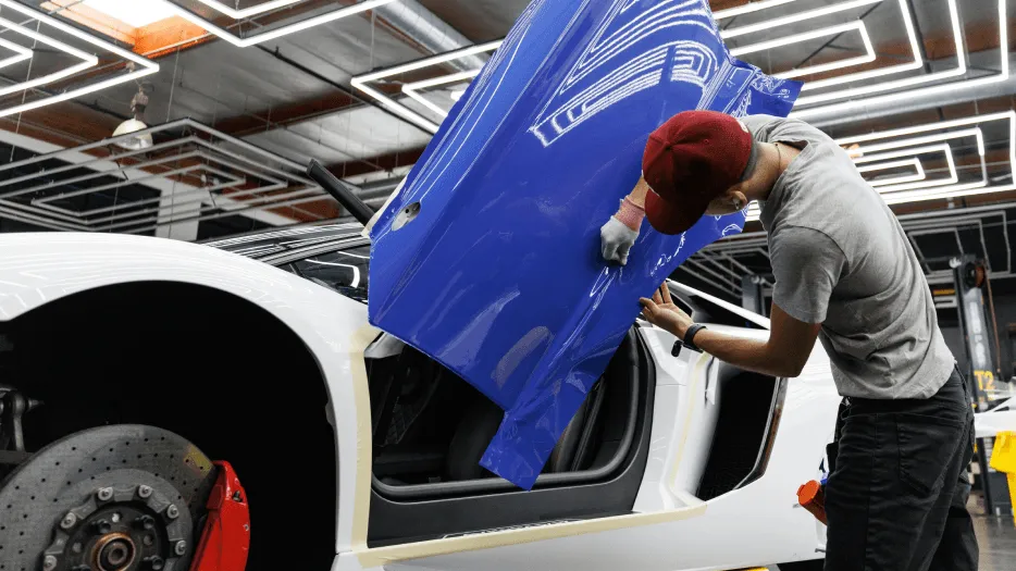 Zephyr Motorsports ceramic coating work in Fountain Valley, CA